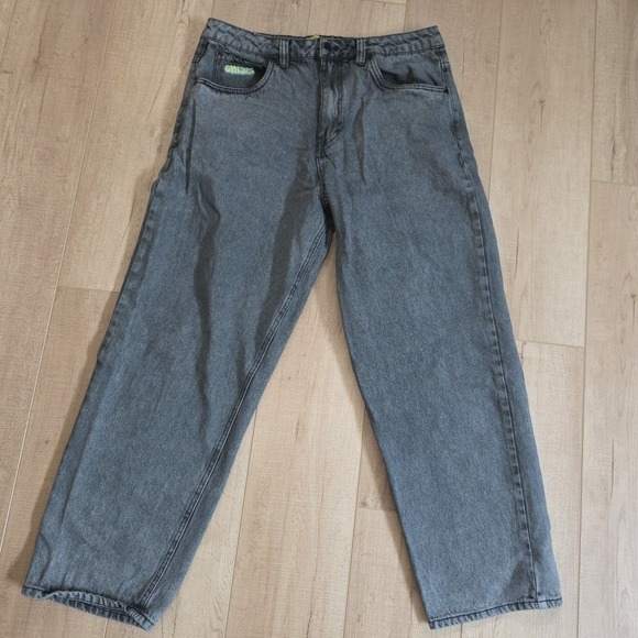 Empyre Other - Empyre men's Loose Fit baggy Light Wash black Skate Jeans size 32x30